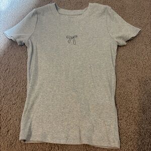 Hollister Gray Short Sleeve Tee